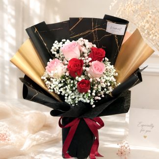 Hand Bouquet 462 - Rose